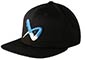 Bauer Flat Brim Snapback Cap musta Yth Junior yksi koko