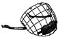 Bauer Contour 2 Maskin Ristikko Facemask musta