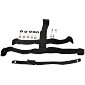 CCM Backplate hihnat goaliemask & snaps boutons setti