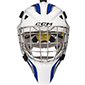 CCM Axis F5 Naamio Youth (Lasten) valkoinen-kuninkaansinine