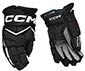 CCM Jetspeed FT8 Pro Jkiekkohanskat Senior musta-valkoinen