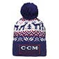 CCM neulottu bobble joulumyssy Navy