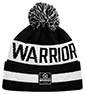 Warrior Team Toque neulottu bobble pipo vanhempi musta